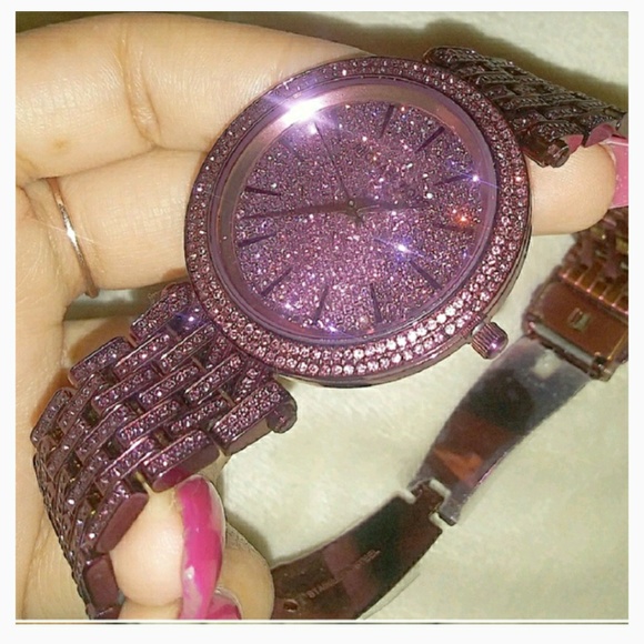 Michael Kors Accessories - FIRM PRICE💜Rare💜Pave Luxury diamond WATCH ONLY